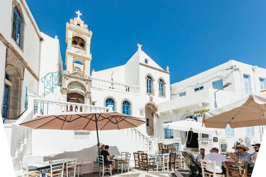 From Kos: Nisyros Island Volcano and Panagia Spiliani - Mandraki on Nisyros: Blue-and-White Streets With Enough Time to Breathe