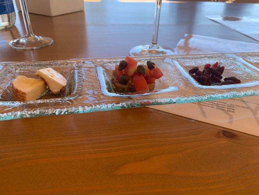 From Kos: Tour of 2 Wineries with Wine Tasting & Small Bites - The Food Pairings: Small Bites vs Real Matching
