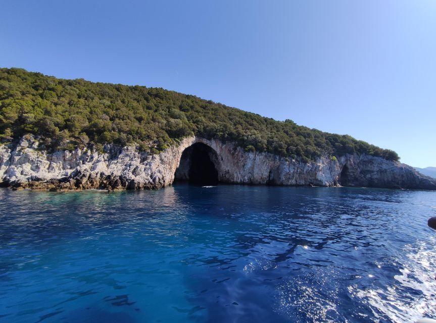 From Lefkimmi: Blue Lagoon and Syvota Village Cruise - Blue Lagoon and Bella Vraka: the swim-and-snorkel block that sets the tone