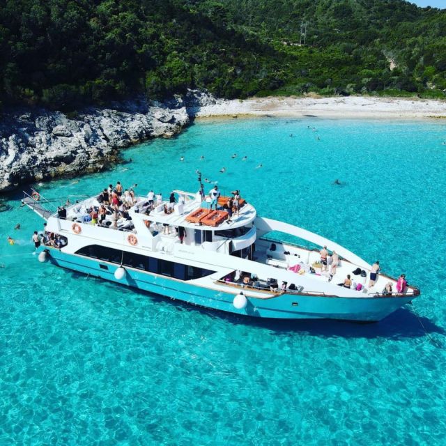 From Lefkimmi: Syvota, Blue Lagoon and Cave Sunset Cruise - Blue Lagoon swimming and snorkeling, why this stop is the whole point