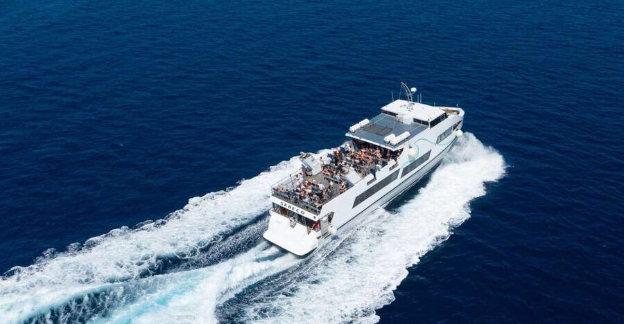 From Lindos: Rhodes Old Town and Speedboat Trip to Symi - The speedboat crossing: fast, fun, and sometimes wet