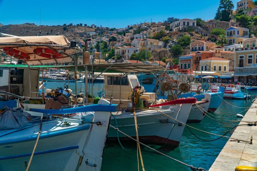From Lindos: Rhodes Old Town and Speedboat Trip to Symi - Symi afternoon on your own: relax mode with real local texture