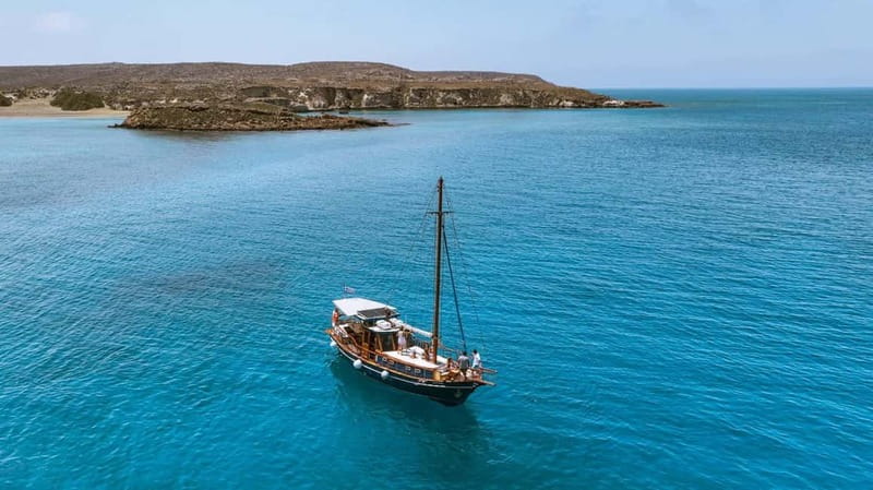 From Makrigialos: Koufonissi Island Cruise - Lunch Included - The wooden ship ride: space, shade, and a crew that sets the tone