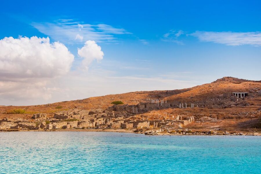 From Mykonos Cruise Port: Delos Guided Tour - The Guided Walk on Delos: House of Dionysus, Mosaics, and the Theater