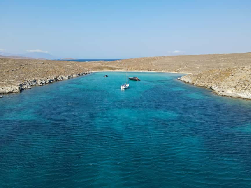 From Mykonos: Cruise to Delos and Rhenia with Lunch - Meeting at Mykonos Old Port, then straight onto the water