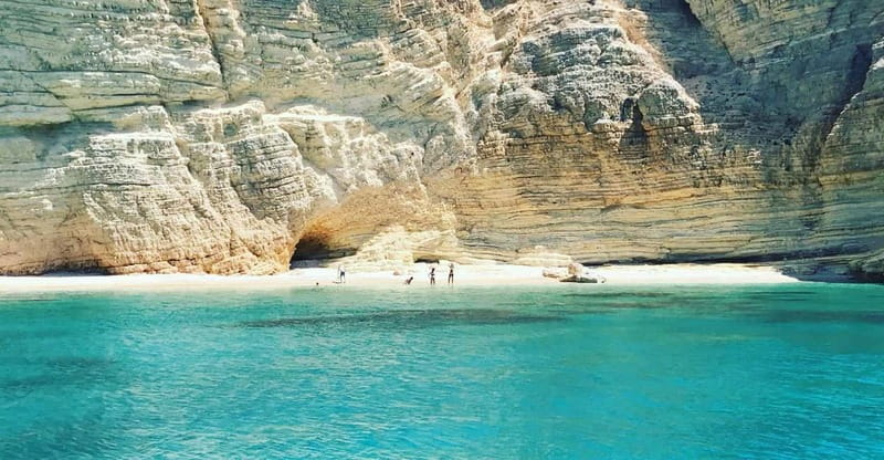 From Naxos: Koufonisia Boat Cruise and Rina's Cave w/ Lunch - The sail from Naxos West Coast to Rina’s Cave (about 1.5 hours)