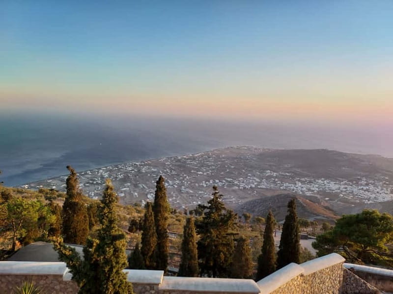 From Oia & Thera: Santorini Villages Guided Tour with Pickup - Oia and the Blue Domes: Best Views, Real Steps