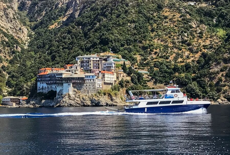 From Ouranoupolis: Cruise to Mount Athos Monasteries - UNESCO on the horizon: the spiritual weight behind the scenery