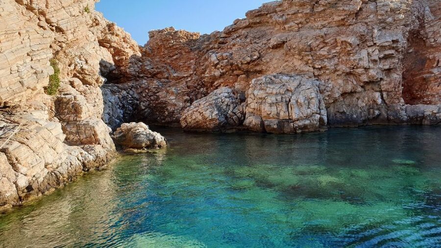 From Paros: Antiparos and Despotiko Full-Day Swim Cruise - Antiparos caves and cave-adjacent swim time