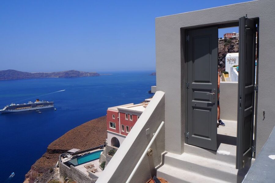 From Paros: Santorini Full-Day Boat Trip - Fira on Your Own: Shopping Streets, Cable Car Views, and Golden Detours