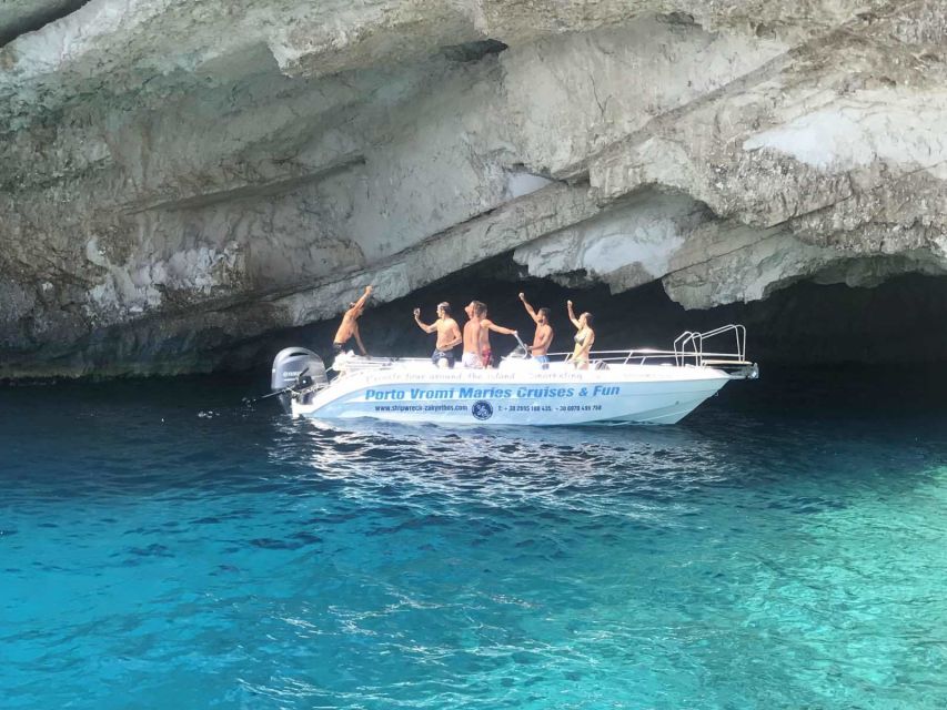 From Porto Vromi: Shipwreck Beach Private Boat Cruise - Key points to know before you go