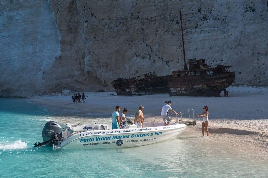 From Porto Vromi: Shipwreck Beach Private Boat Cruise - Setting Out From Porto Vromi With Your Own Boat