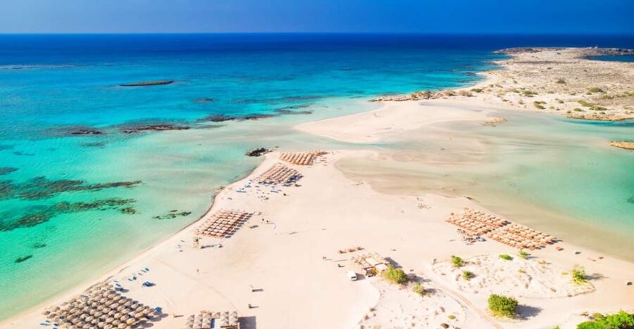 From Rethymno & Chania: Elafonisi Island Day Tour by Bus - Four hours at Elafonissi: swimming, lagoon walks, and time to actually enjoy it