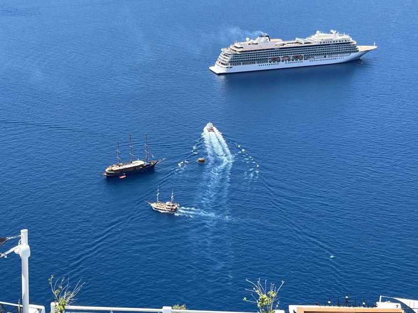 From Rethymno: Full-Day Trip to Santorini by Boat - Fira After Oia: Shopping, Strolls, and Volcano Views
