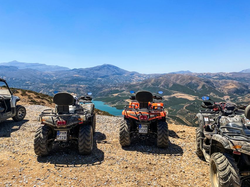 From Rethymno: Half-Day Quad Bike Safari - Coffee at the kafeneion by Lake Potami
