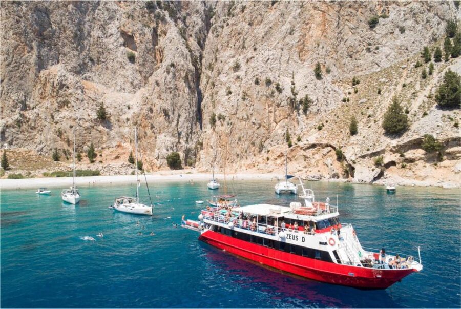 From Rhodes: Cruise to Symi Island and Saint George's Bay - Mandraki Harbour to open sea views: the ride part that actually matters