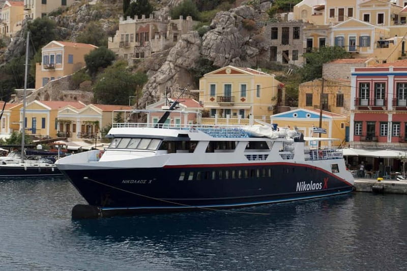 From Rhodes: Symi Island and Panormitis Monastery Day Trip - Symi Town in 3.5 Hours: Colorful Houses, Sponge Souvenirs, and Backstreets