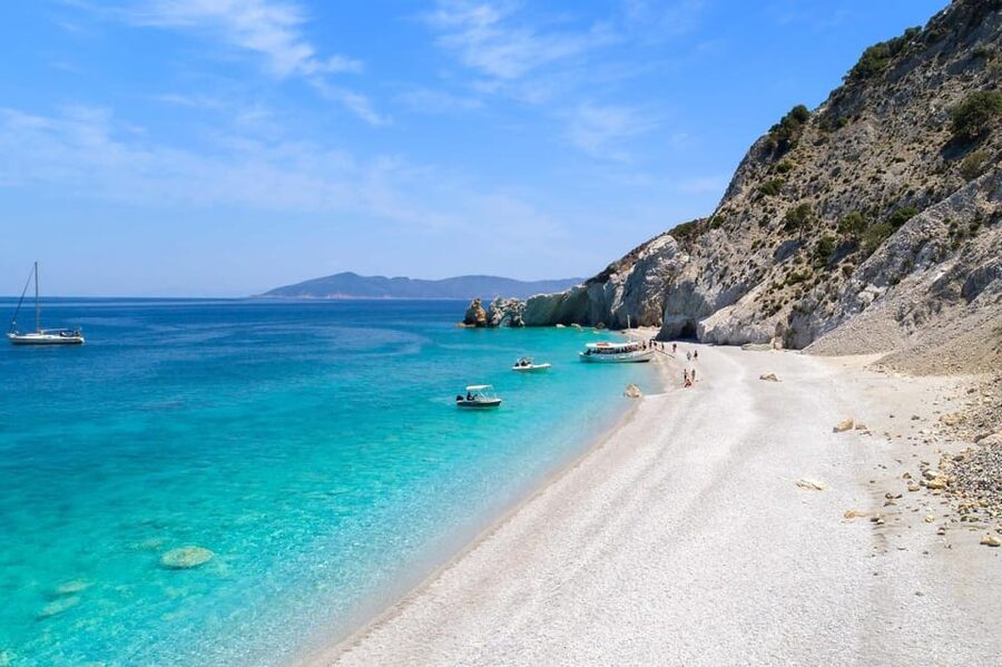 From Skiathos: Cruise to Lalaria, Kastro, and Tsougris - Meeting at Skiathos New Port, on the Kalypso
