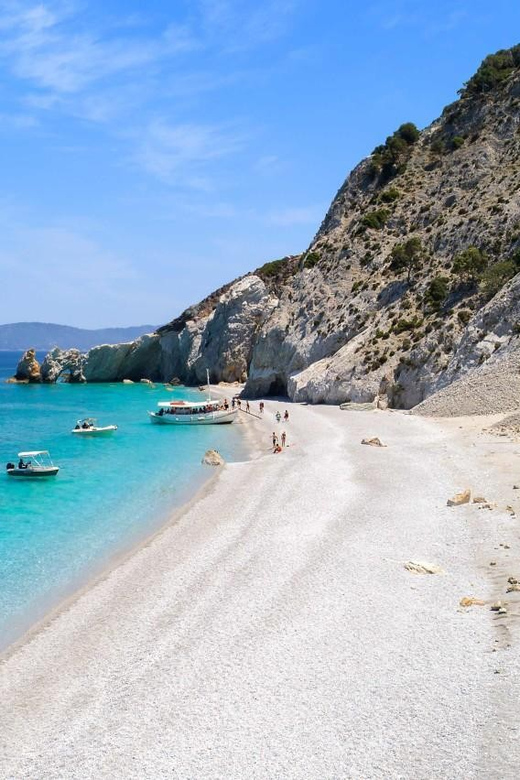 From Skiathos: Cruise to Lalaria, Kastro, and Tsougris - Katigioris fishing village or Asselinos Beach for lunch and recovery