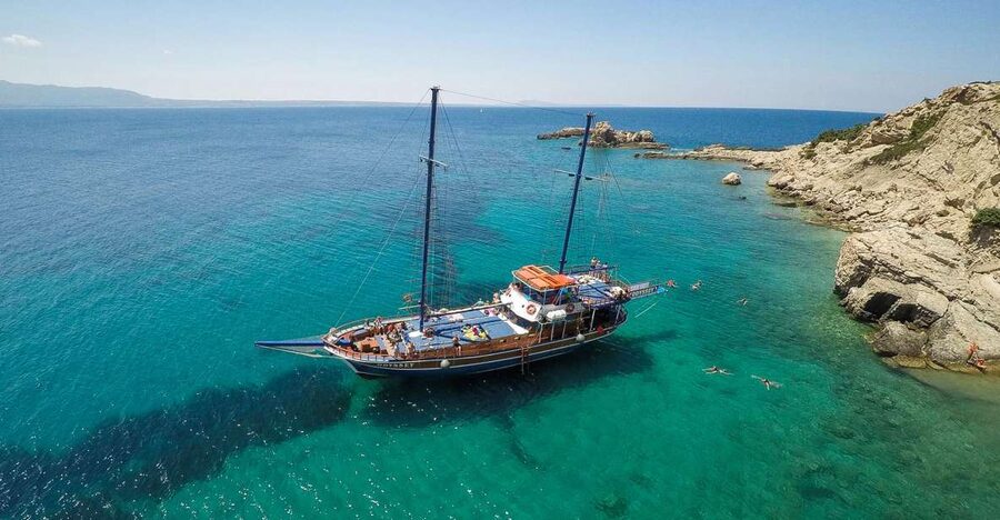 From the Port of Kos: Full Day Boat Cruise to 3 Islands - Fish Farms, Dolphins, and the Best Kind of Uncertainty