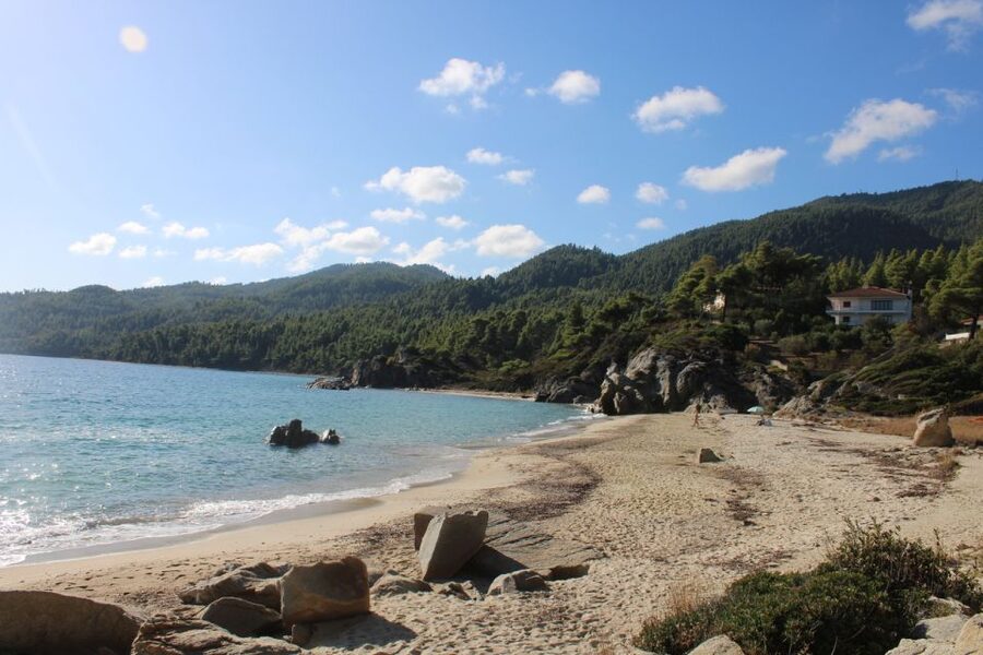From Thessaloniki: Sithonia Beaches and Scenic Villages Tour - Stop 4: Sarti for the Blue Flag beach and a real town feel