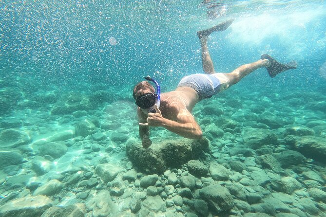 Full Day Small-Group Cruise in Milos & Poliegos with Lunch - Kalogries: homemade breakfast and 30 minutes in turquoise water