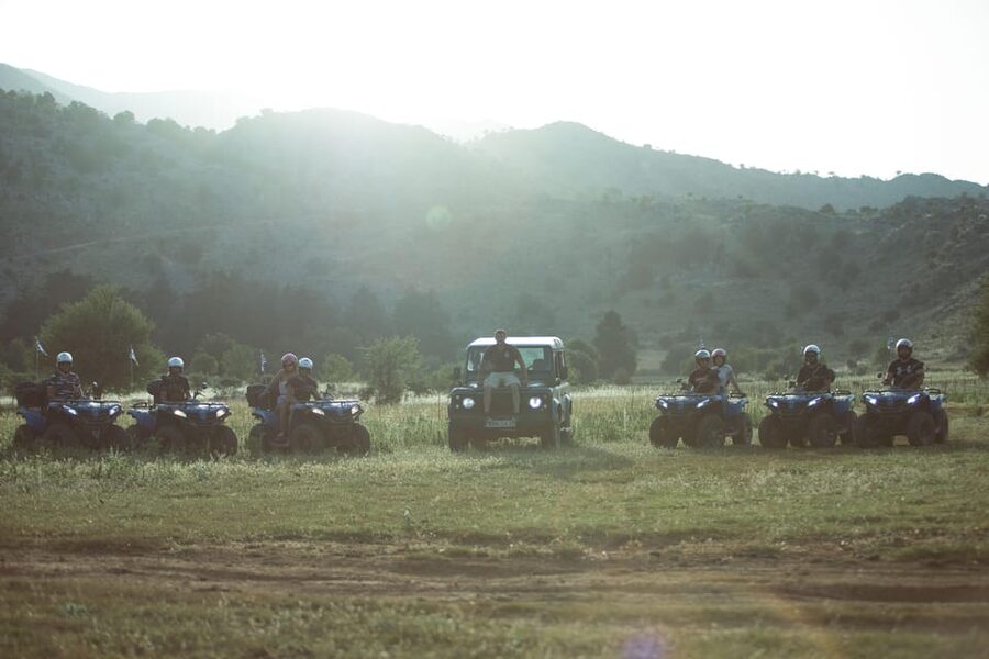 Georgioupolis Quad ATV Safari - Who guides this safari, and how the group stays on track