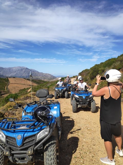 Georgioupolis Quad ATV Safari - Quad setup: helmets, transfers from Georgioupolis area, and pairing up