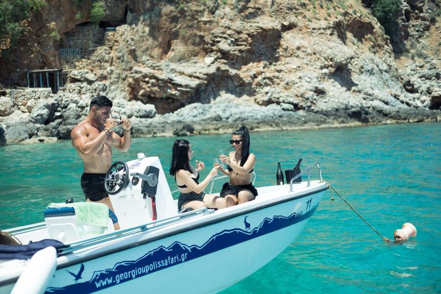 Georgioupolis: Rent a Boat Safari Sea Tour - Safety Guide Onboard: What Makes This Feel Under Control