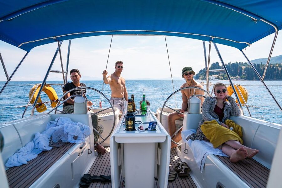 Gouvia: Corfu Island Sailing Trip with Snack and Soft Drinks - Lunch Without the Fuss: Sandwiches, Fruit, and Soft Drinks on Deck