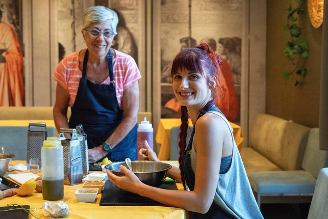 Greek Small-Group Athens Cooking Class & Dinner - Taverna setting and the Acropolis view during your meal