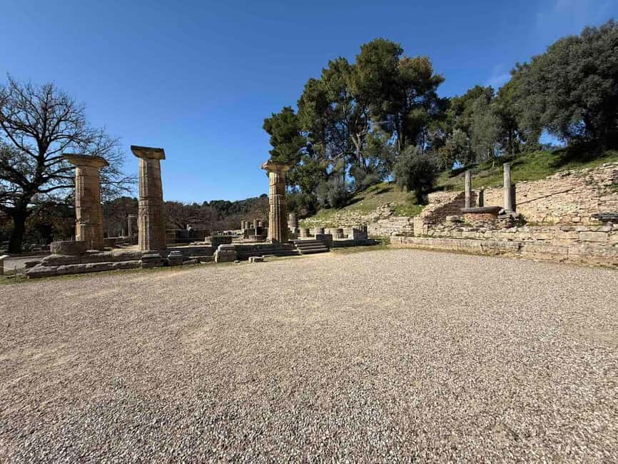 Half Day Private tour from Katakolon to Olympia and Beach - Ancient Olympia’s Big Three: Zeus, Heraion, and the Stadium