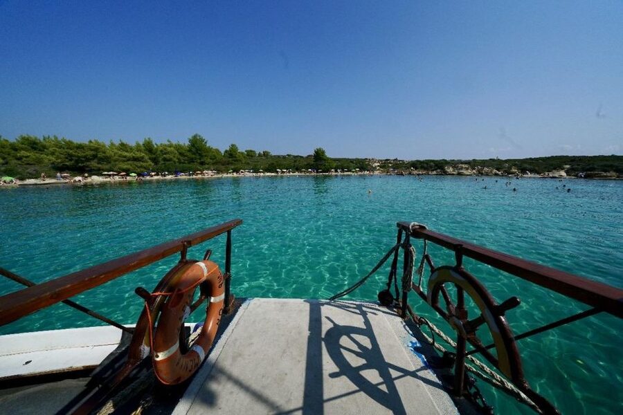 Halkidiki: Blue Lagoon Cruise on a Pirate's Boat - Blue Lagoon time: snorkeling and beach relaxation in the same visit