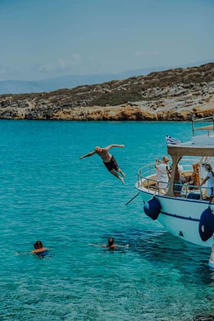 Heraklion Areas : Elounda Boat Trip -The Authentic - Spinalonga from the water: views, not crowds on shore