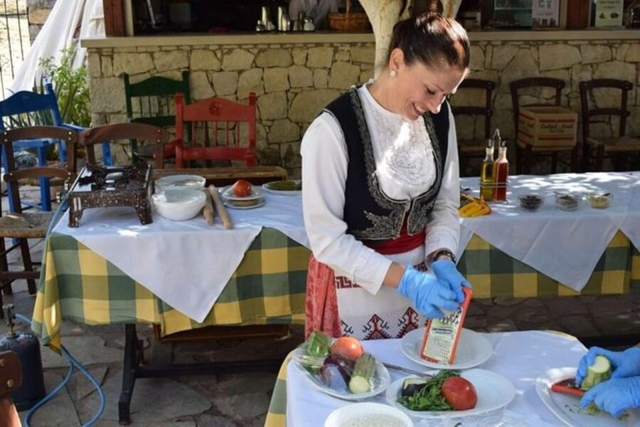 Heraklion: Cretan Cooking Lesson with Lunch in Arolithos - Price and value: what you get for $129