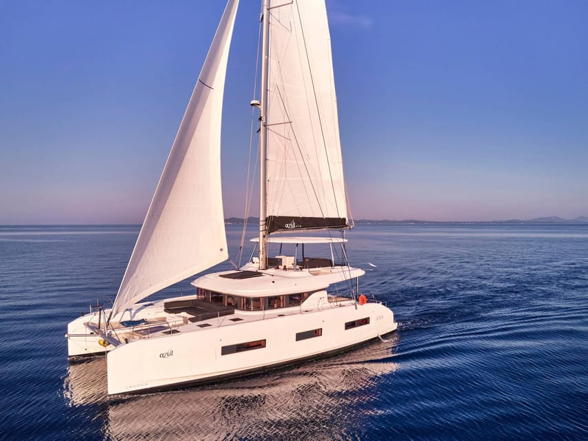 Heraklion: Dia Island Luxury Catamaran Cruise with Meal - Price and value: what you get for about $127 per person
