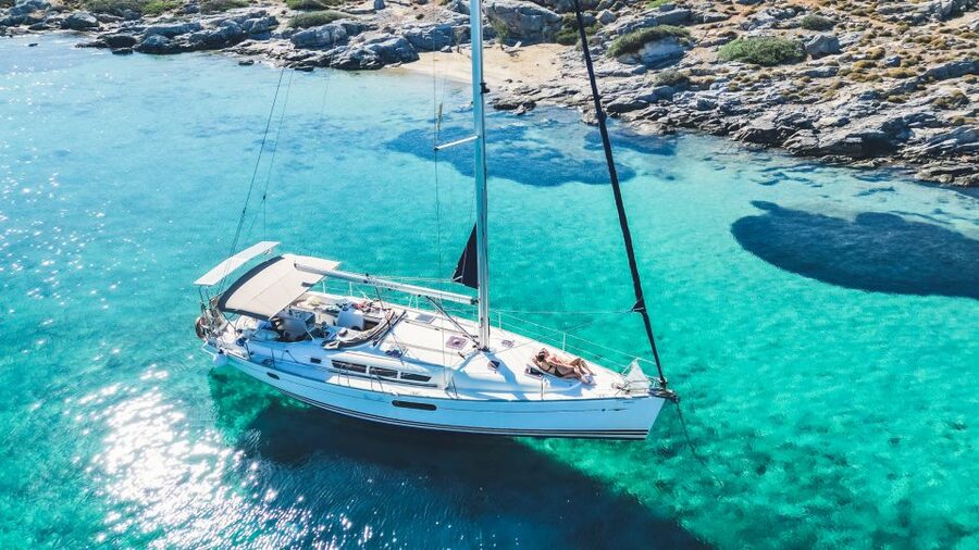 Heraklion: Dia Island Sailboat Cruise with Swimming and Meal - Your Dia Island swim stop: why protected water is part of the charm