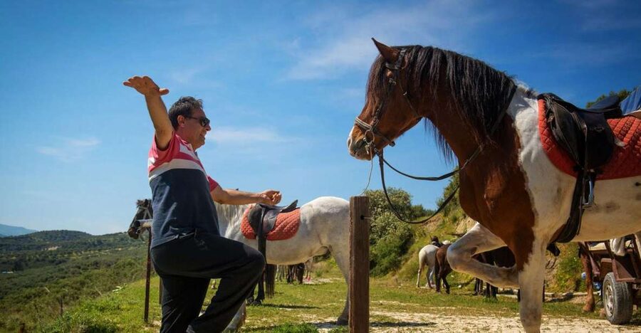 Heraklion: Horseriding Day Tour with Lunch and Transfer - Finikia Mountains horseback near Heraklion, with a Zeus viewpoint