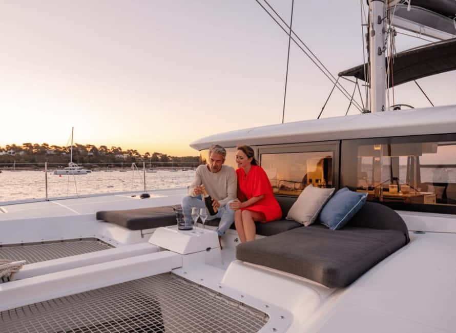 Heraklion Luxury Sailing Catamaran Dia Island | Gourmet Menu - Dia Island anchor time, the real reason people book this