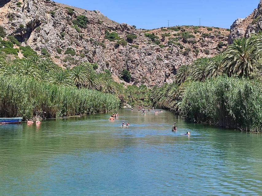 Heraklion: Preveli By Boat, Damnoni & Kourtaliotiko Springs - Kourtaliotiko Gorge Springs: the cool, refreshing start