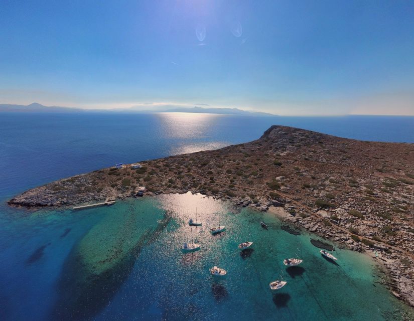 Heraklion: Sailboat Cruise to Dia Island with Drinks & Lunch - Dia Island sailing: shared half-day vs private vs the 1-hour coastal option