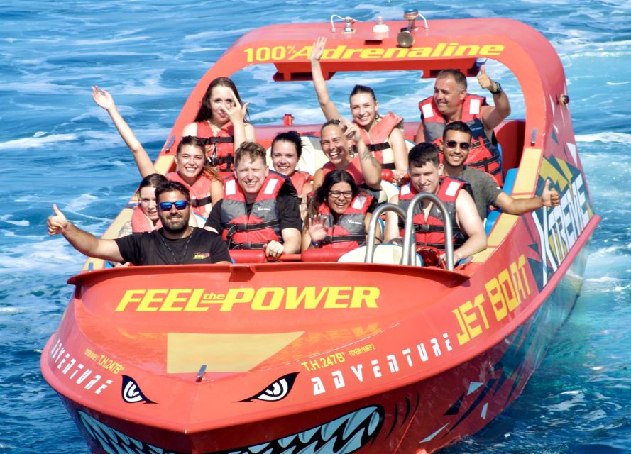 Hersonissos: Jet Boat Tour with Snorkeling - The coastline views you get for free while going fast
