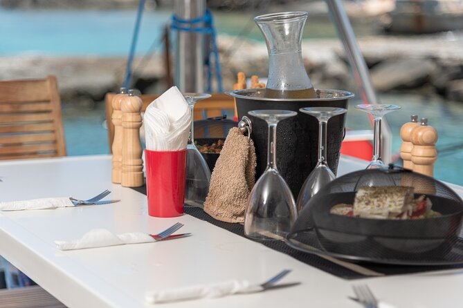 Hersonissos: Luxury Sunset Catamaran Cruise Sushi & Open Bar - The real value at $94 per person, what you’re paying for