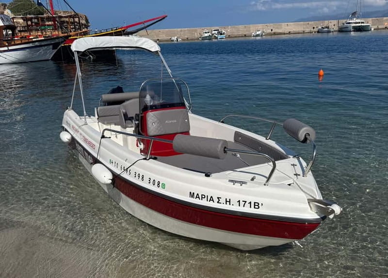 Hersonissos: Private Motorboat Rental - No License Required - Small Practicalities That Affect Your Day