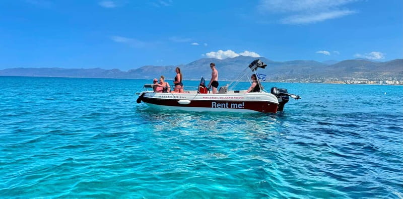 Hersonissos: Private Motorboat Rental - No License Required - Fuel, Speed, and How to Think About the Price