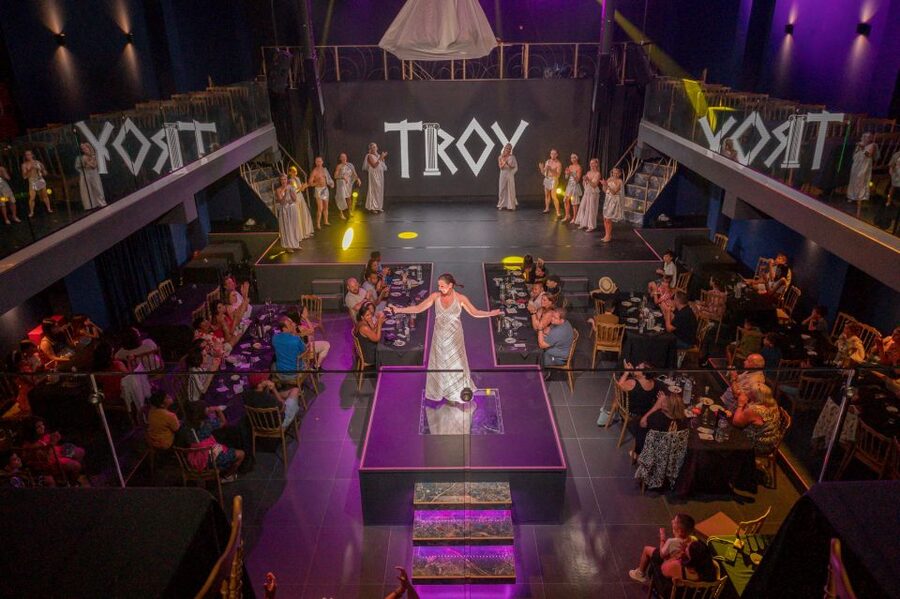 Hersonissos: Troy Dinner-Show Theatre Experience Tickets - Dinner-show vs Drink and Show, choose the right ticket