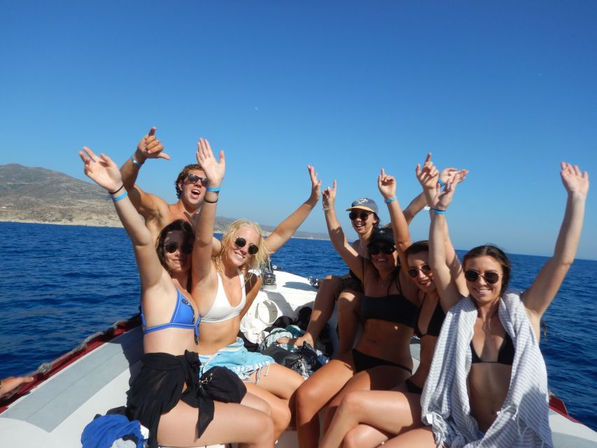 Ios Island: Speedboat Cruise from Mylopotas Beach - Time, weather, and why the day can run long