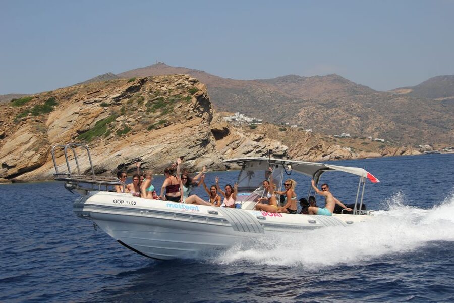 Ios Island: Speedboat Cruise from Mylopotas Beach - Cruising Ios’s coastline in comfort and speed