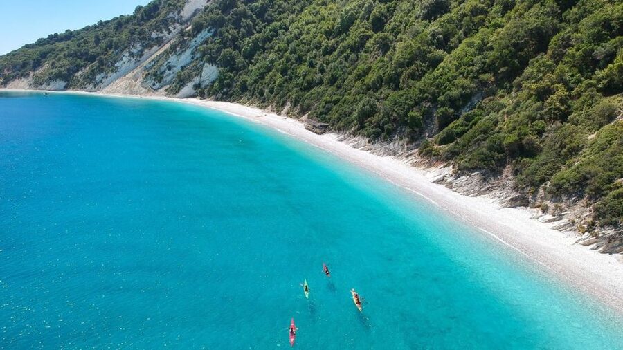 Ithaca Island Tour with Bus & Cruise with Swim Stops - Stavros Coffee on the Return Route to the Ferry