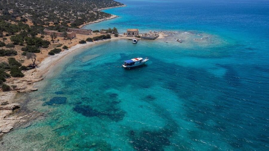 Kamiros Skala : Marine Life Experience & Alimia Island - Stroggyli Islet snorkeling: protected waters and guides who manage your comfort